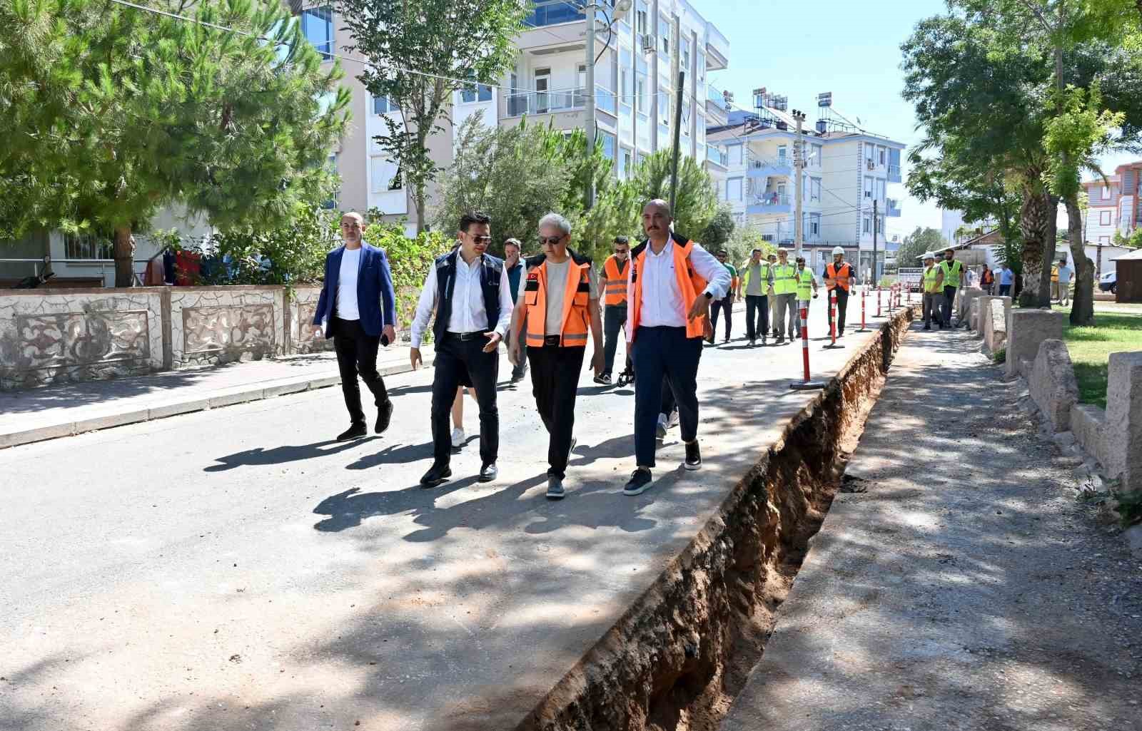 Başkan Kocagöz yatırımları yerinde inceledi
