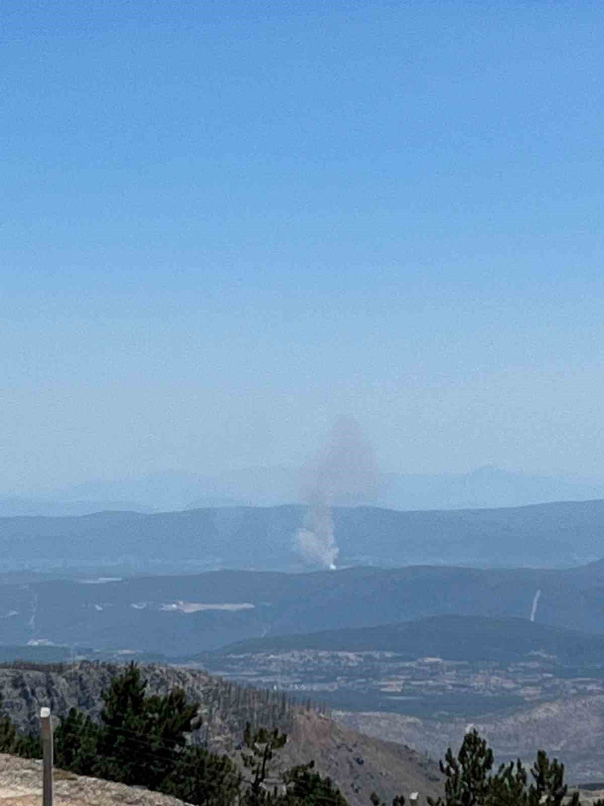 Muğla’nın Menteşe İlçesinde orman yangını
