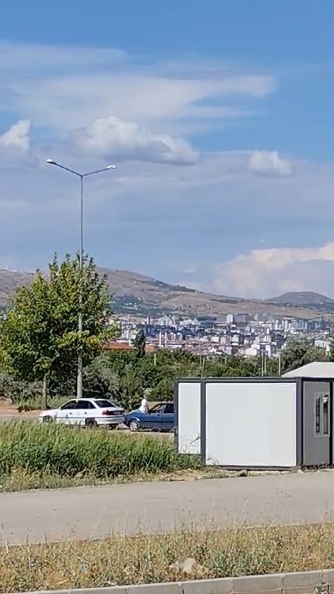 Elazığ’da tehlikeli anlar
