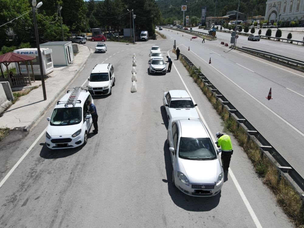 Çorum’da 480 araç trafikten men edildi
