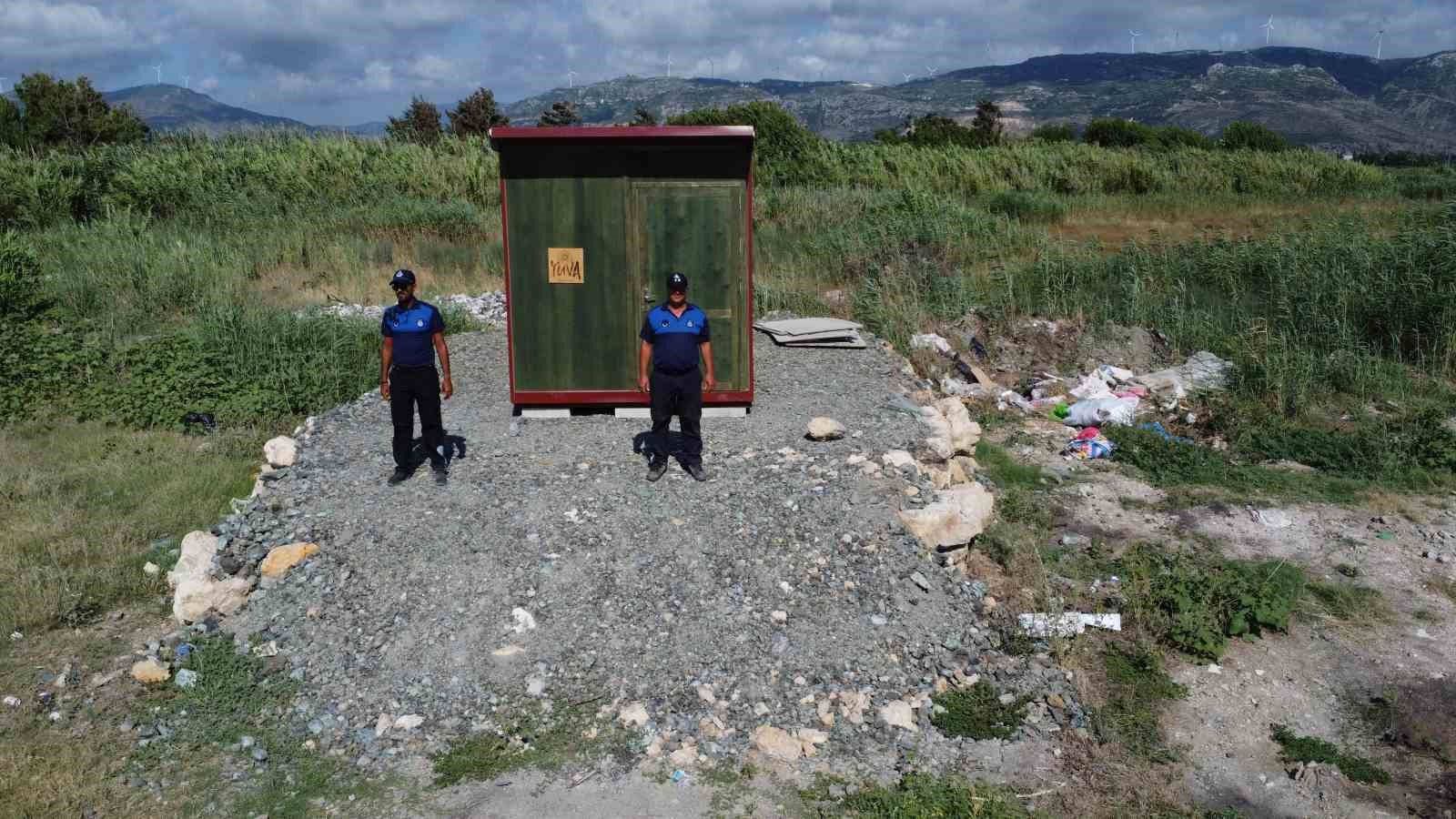 Göç yolunda bulunan doğa harikası kuş cennetinde kaçak hafriyat dökümüne zabıtalı önlem
