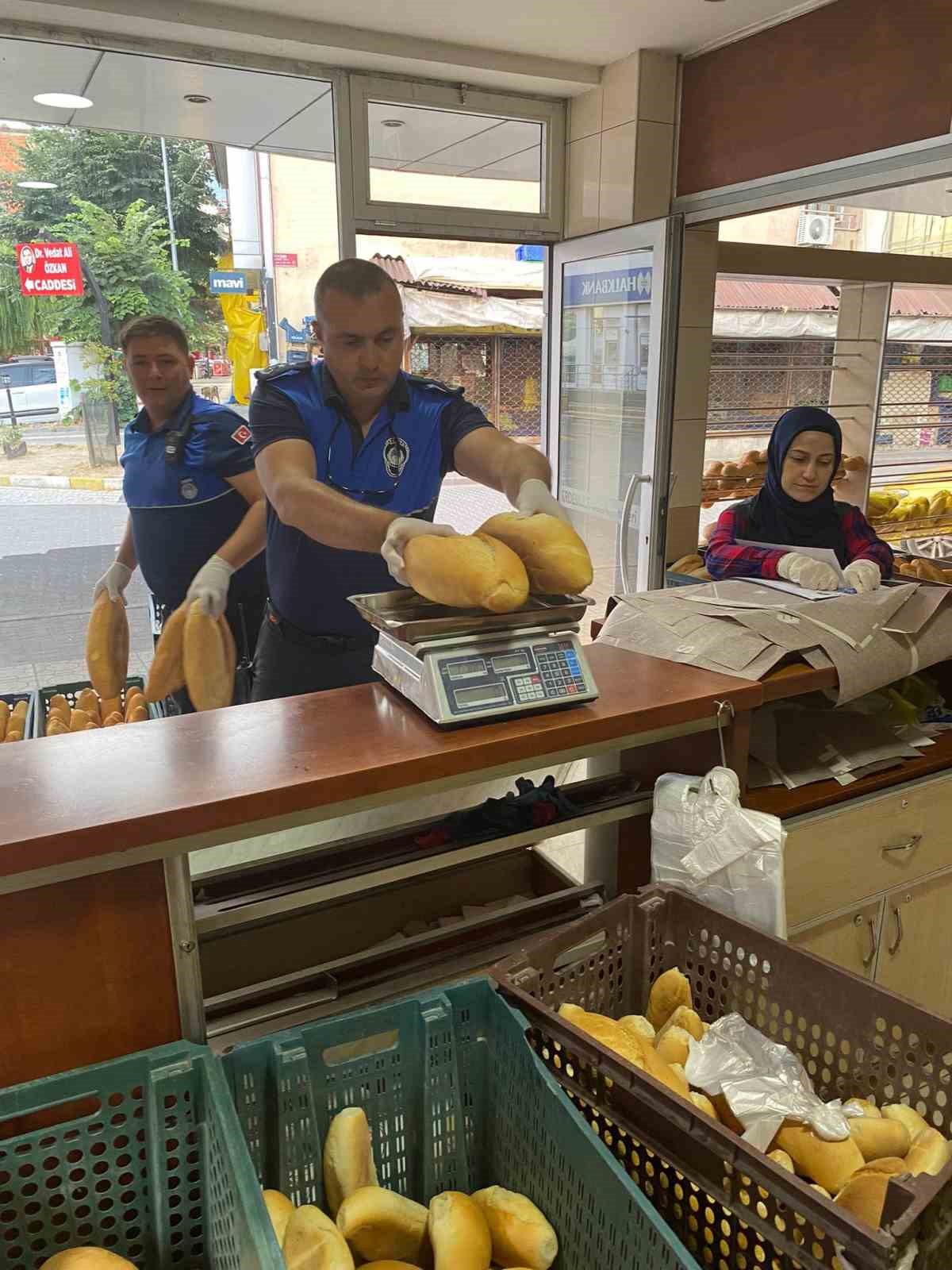 Zabıtadan fırınlara hijyen ve gramaj denetimi
