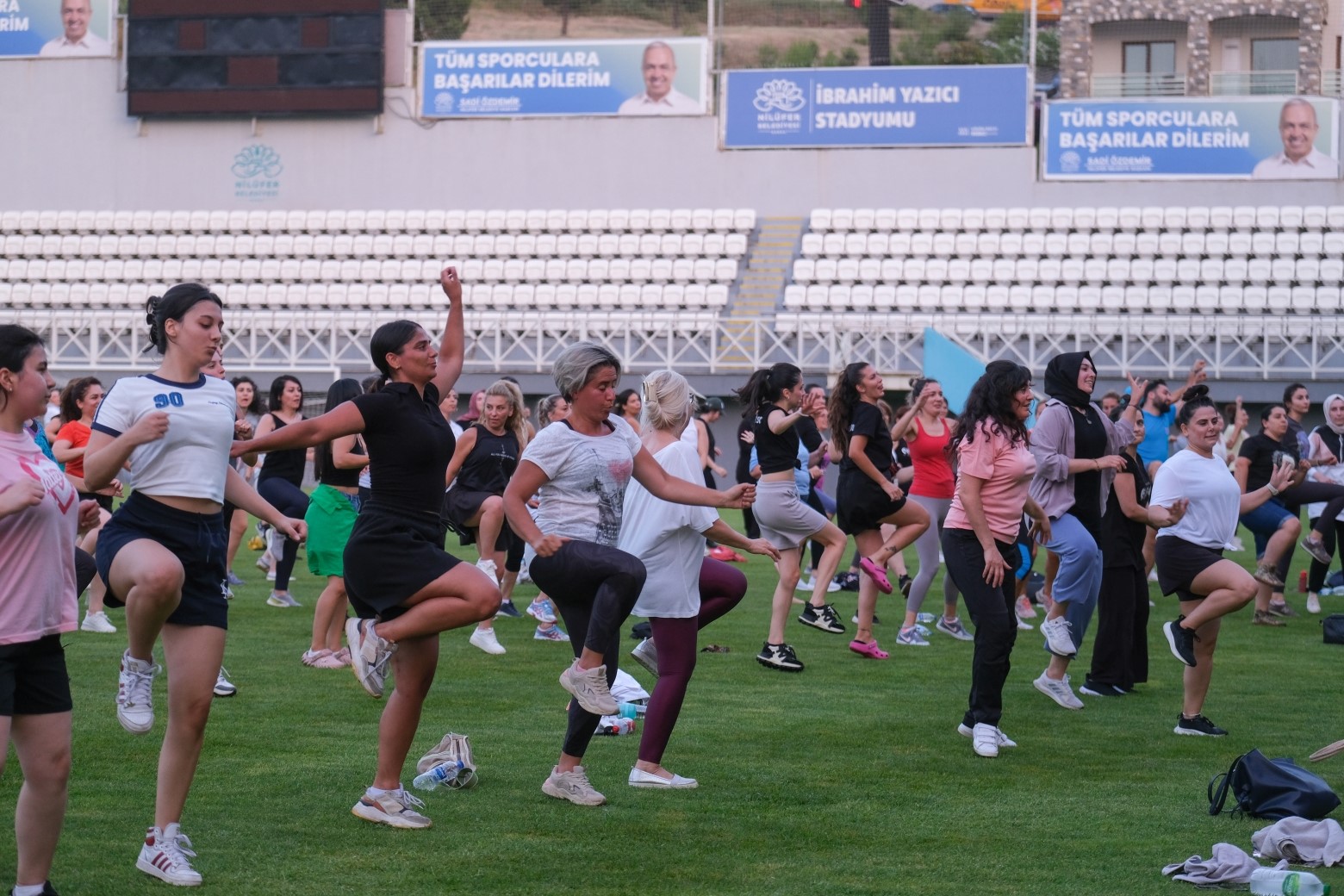 Nilüferliler sporla zinde kalıyor
