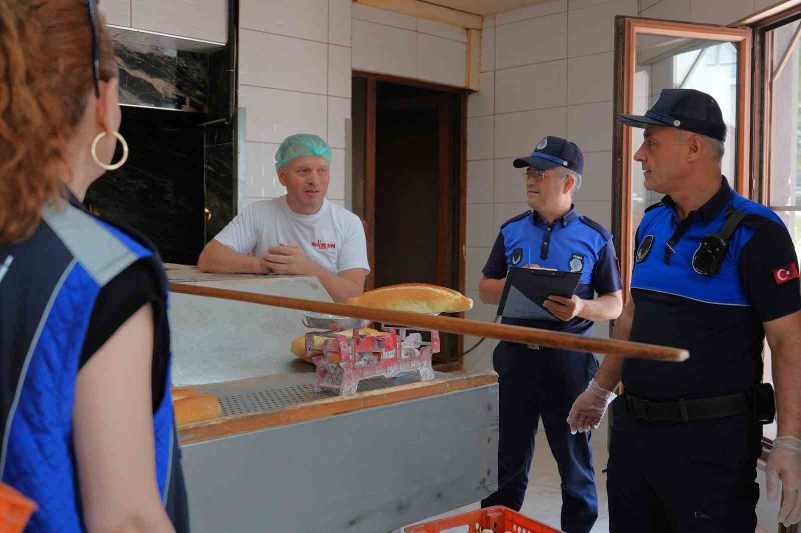 Fırınlara gramaj ve hijyen denetimi yapıldı
