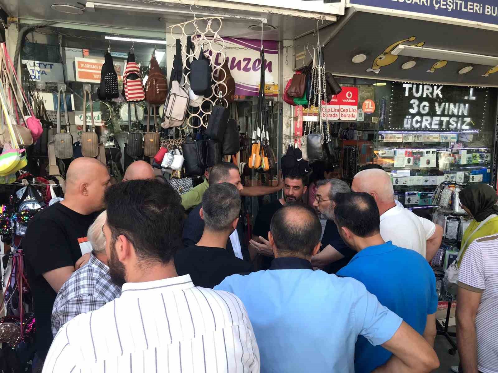 MAGİNDER Yönetim Kurulu Başkanı Karademir, Kışla Caddesi esnafını ziyaret etti
