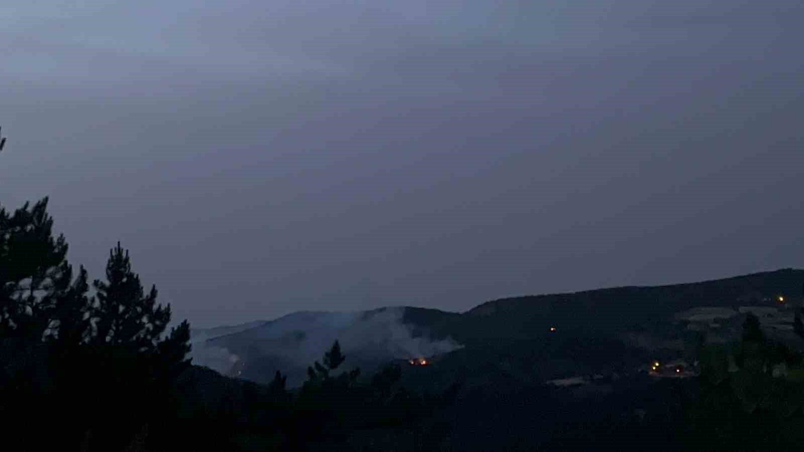 Kastamonu’da düşen yıldırım orman yangınlarına sebep oldu
