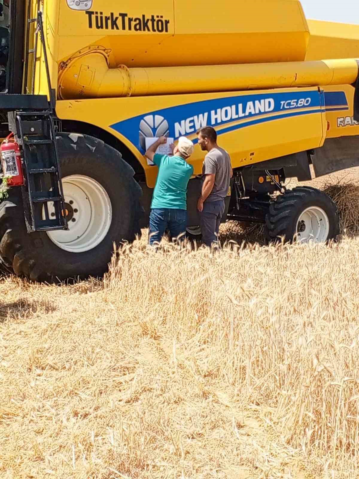 Hububat hasadı ile biçerdöver kontrolleri devam ediyor
