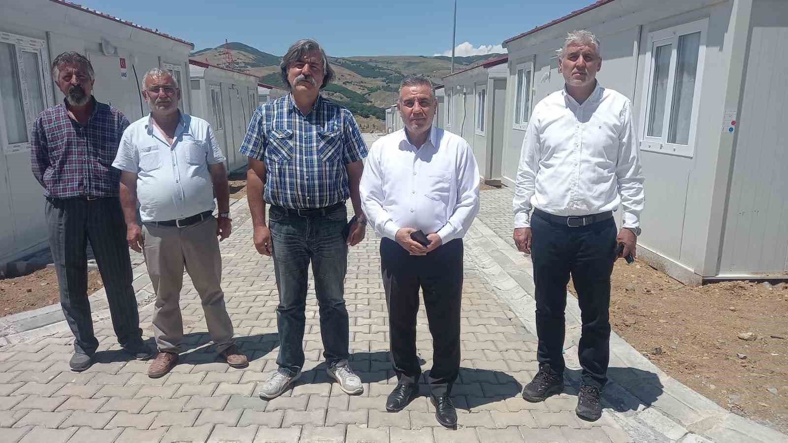 Başkan Süner, geçici konaklama merkezini inceledi
