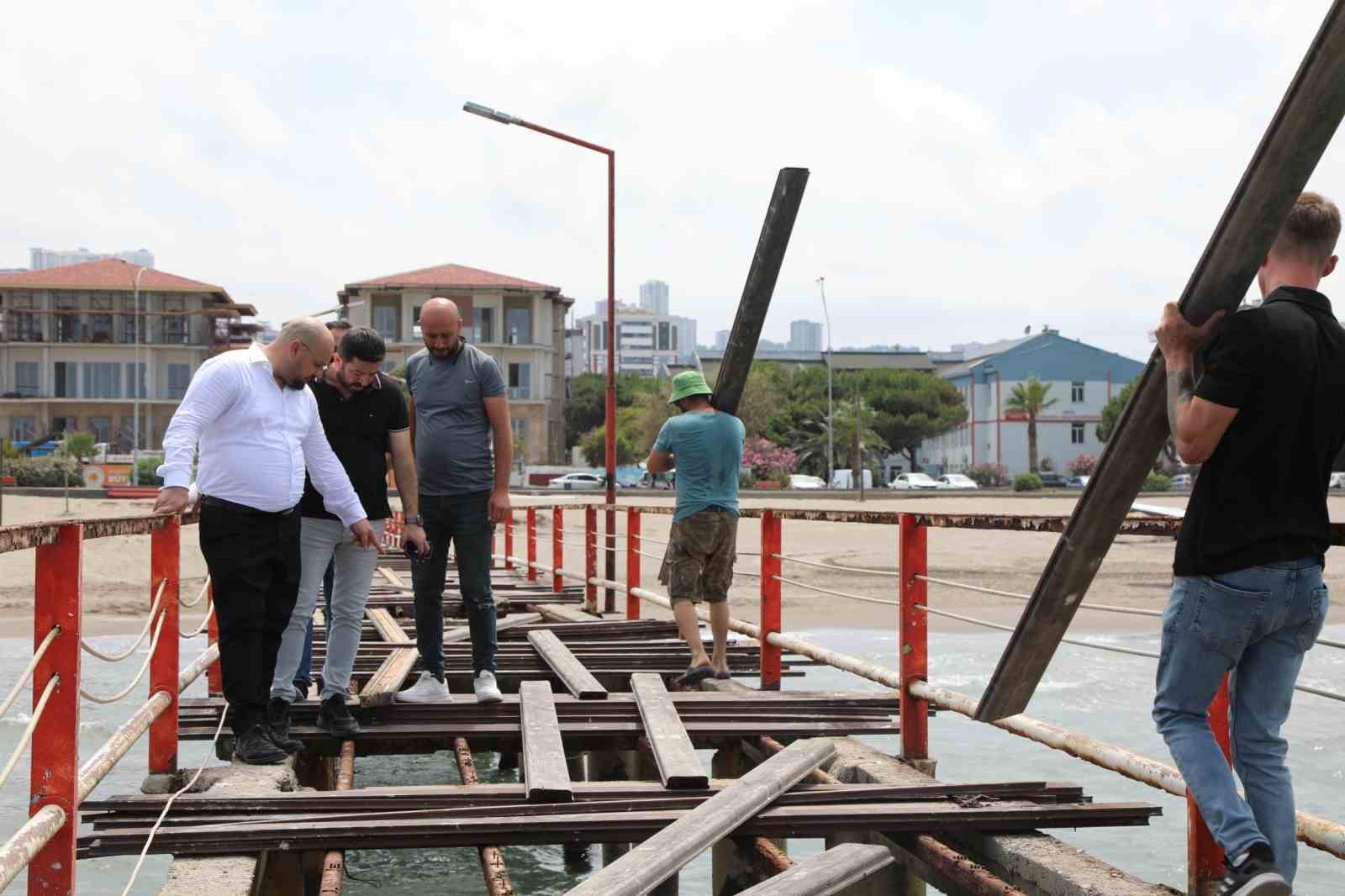 Atakum Halk İskelesi yeniden hizmete açılıyor
