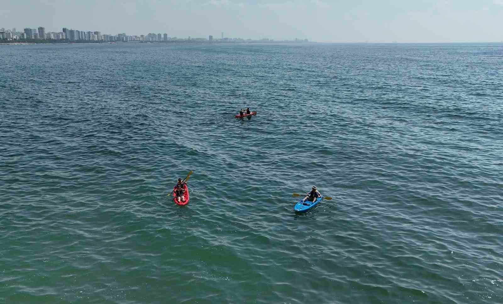 Mersin’deki Su Sporları Merkezi büyük ilgi görüyor
