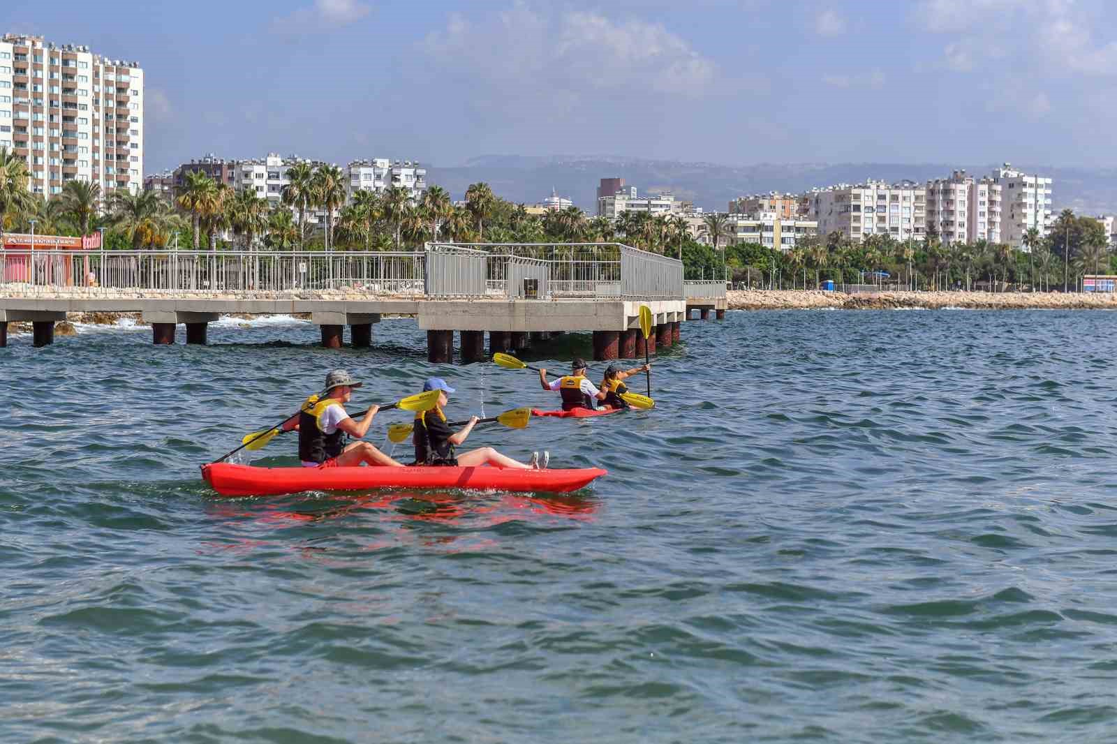 Mersin’deki Su Sporları Merkezi büyük ilgi görüyor
