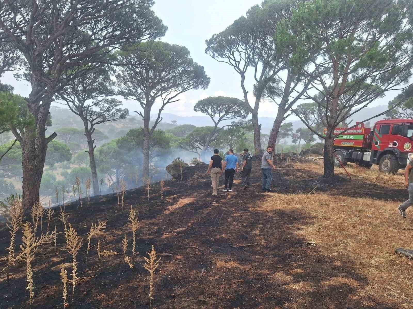 Kaymakam Gökçe, yangın ve taşkın bölgelerinde incelemelerde bulundu
