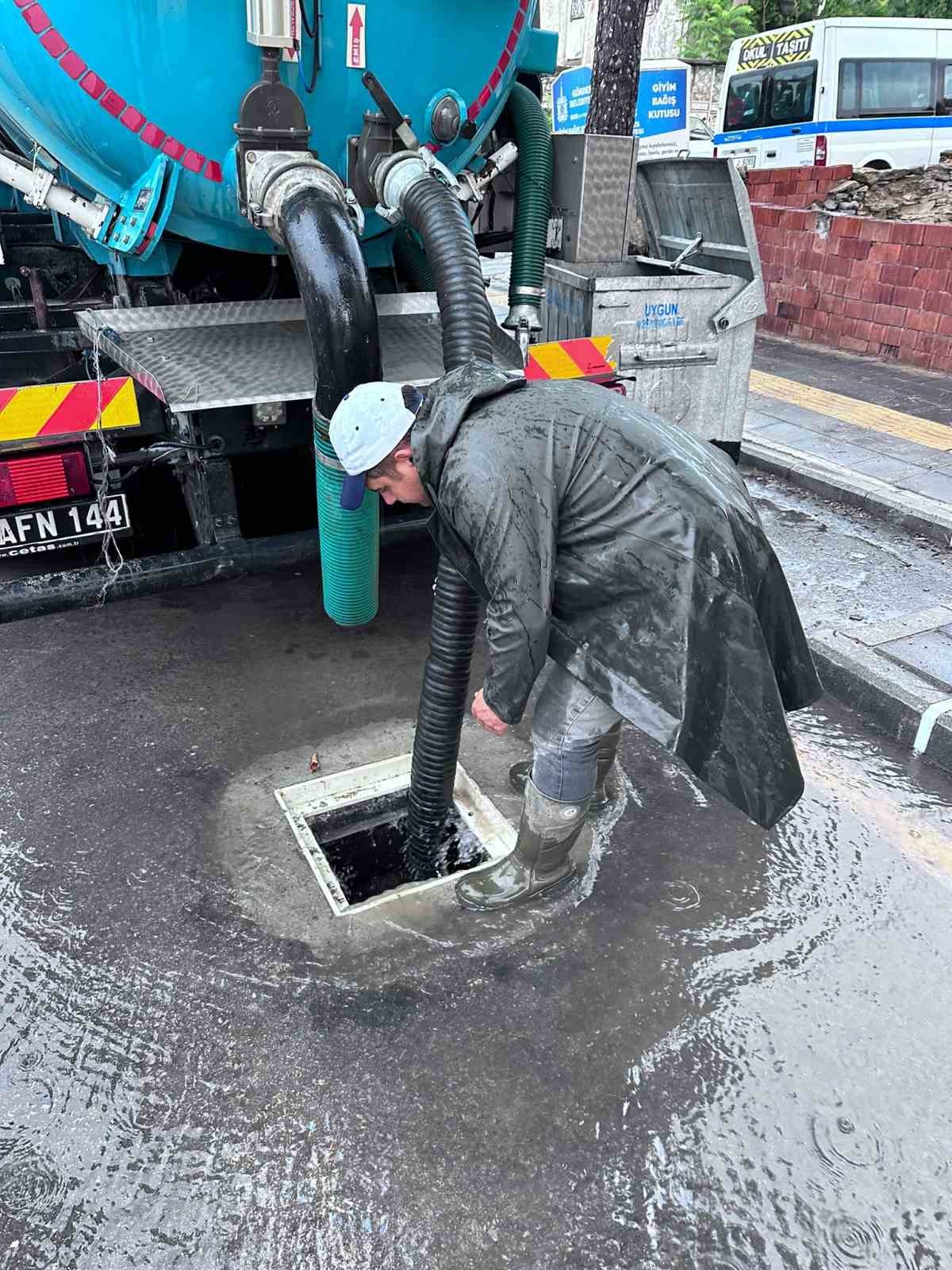 MASKİ’den şiddetli yağışa hızlı müdahale
