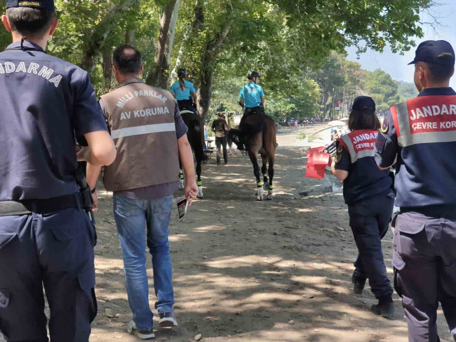 Milli Park’ta ziyaretçiler çevre konusunda bilgilendirildi
