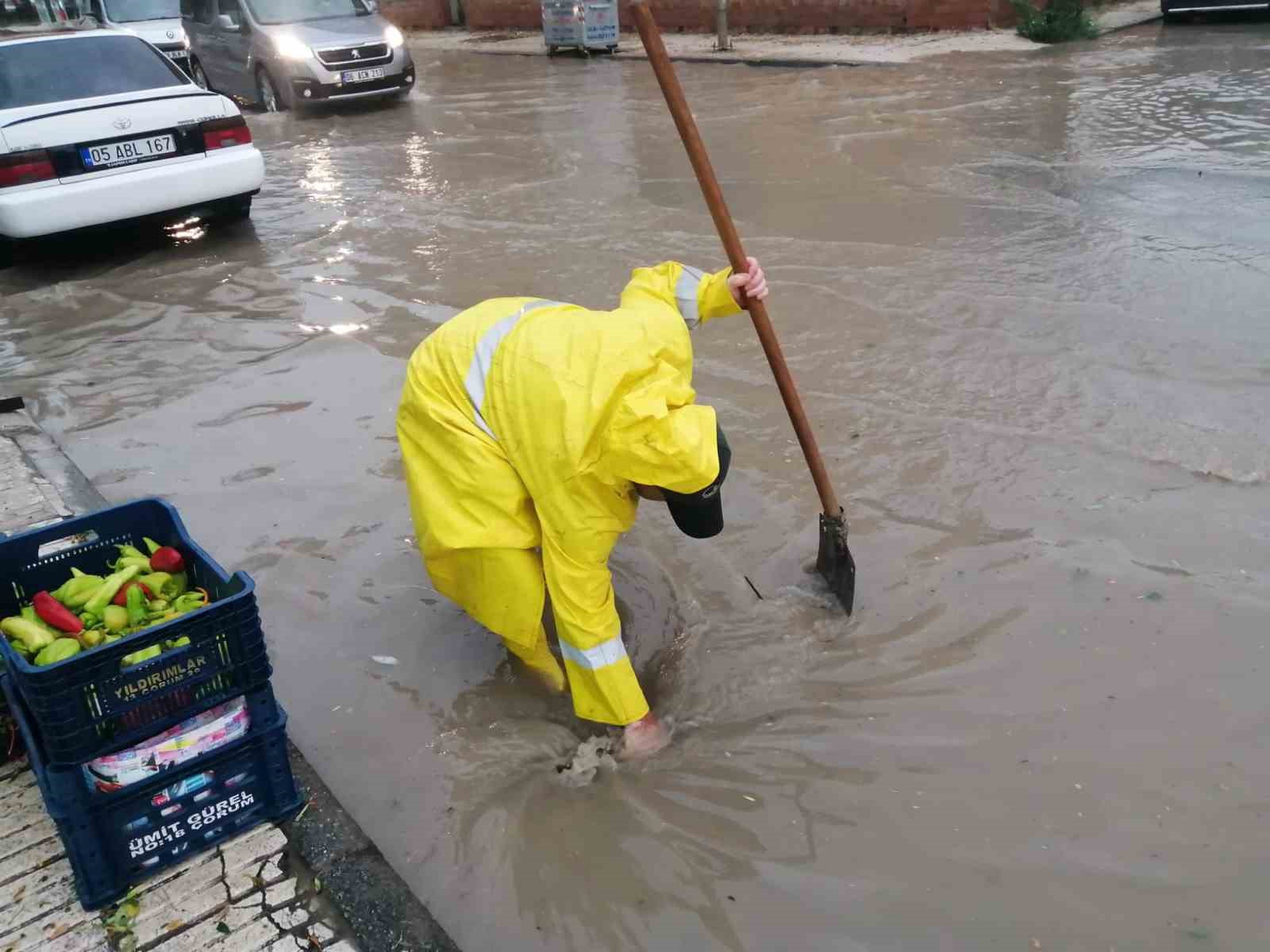 Çorum Belediyesi 62 ihbara müdahale etti
