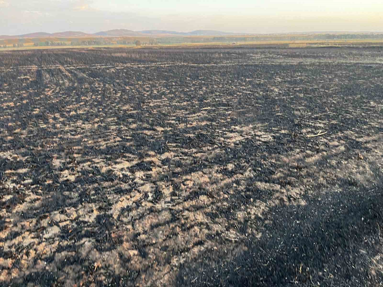 Yozgat’ta bin dönüm buğday ekili alanda yangın çıktı
