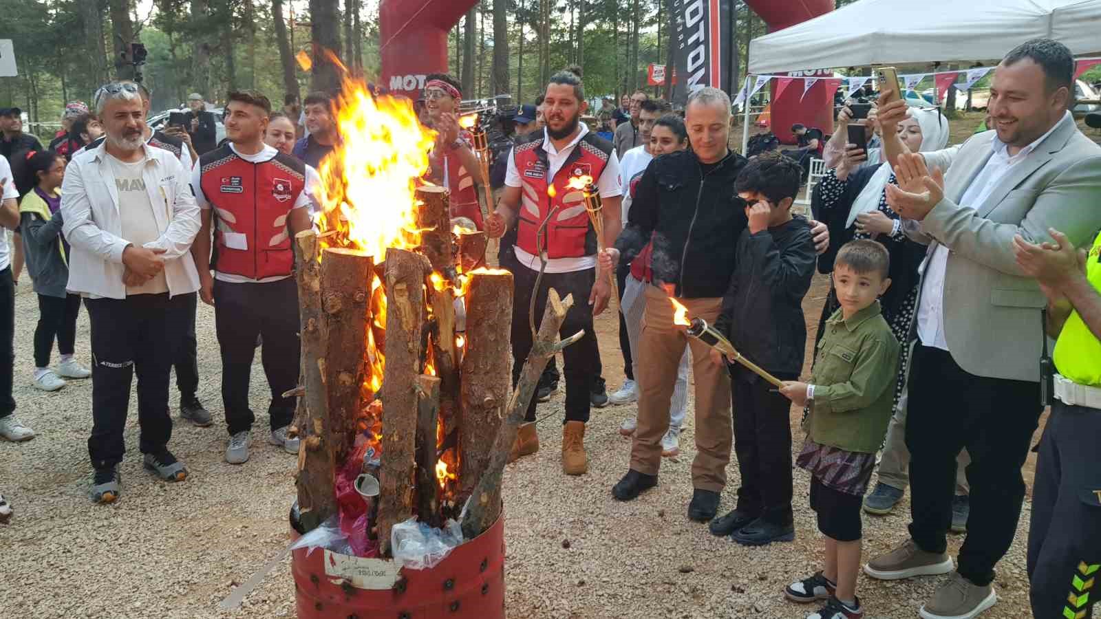 Motosiklet tutkunları Motosiklet ve Kamp Festivalinde buluştu
