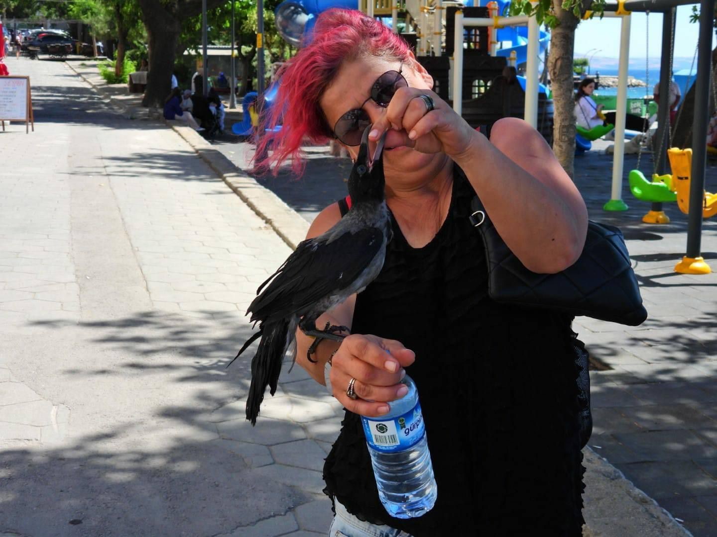 Erdek’e kargasıyla gelen tatilci ilgi odağı oldu
