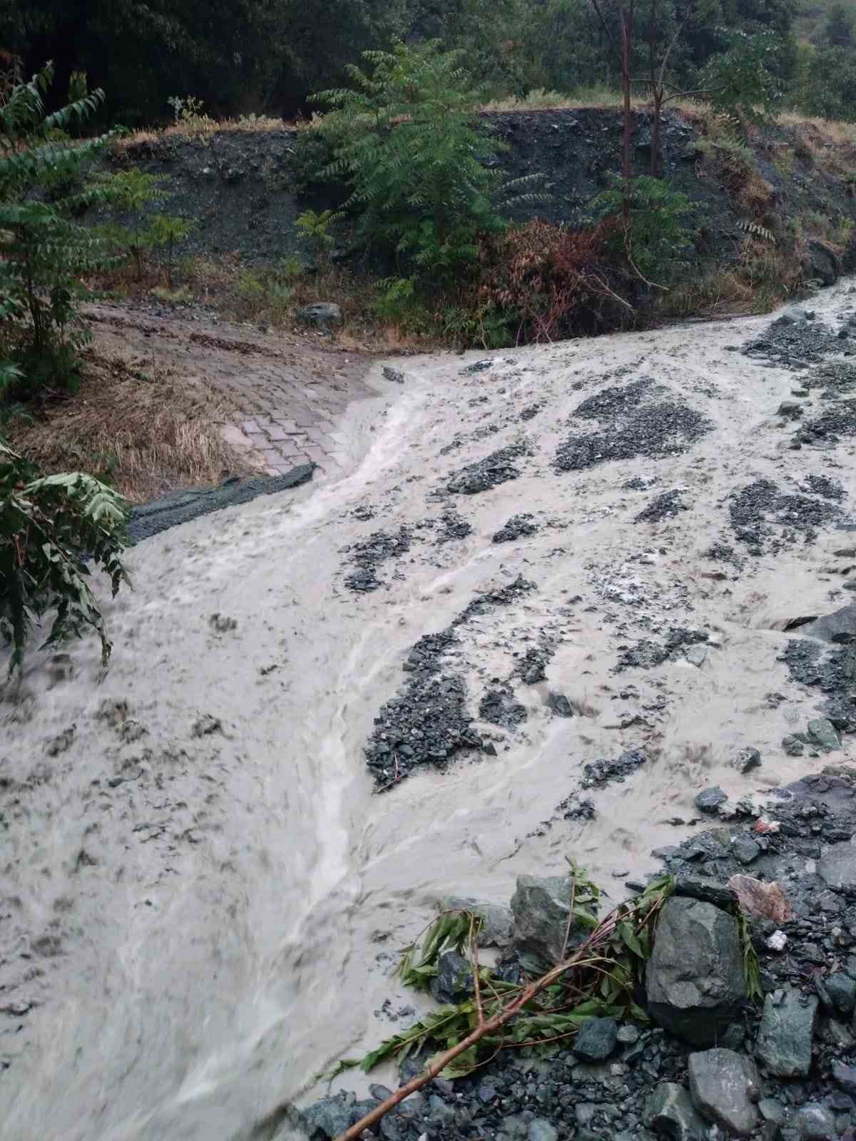 Çorum’da dolu ve sağanak hayatı olumsuz etkiledi
