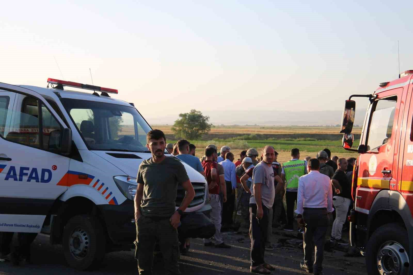 Muş’ta feci kaza: 1 ölü, 1 yaralı
