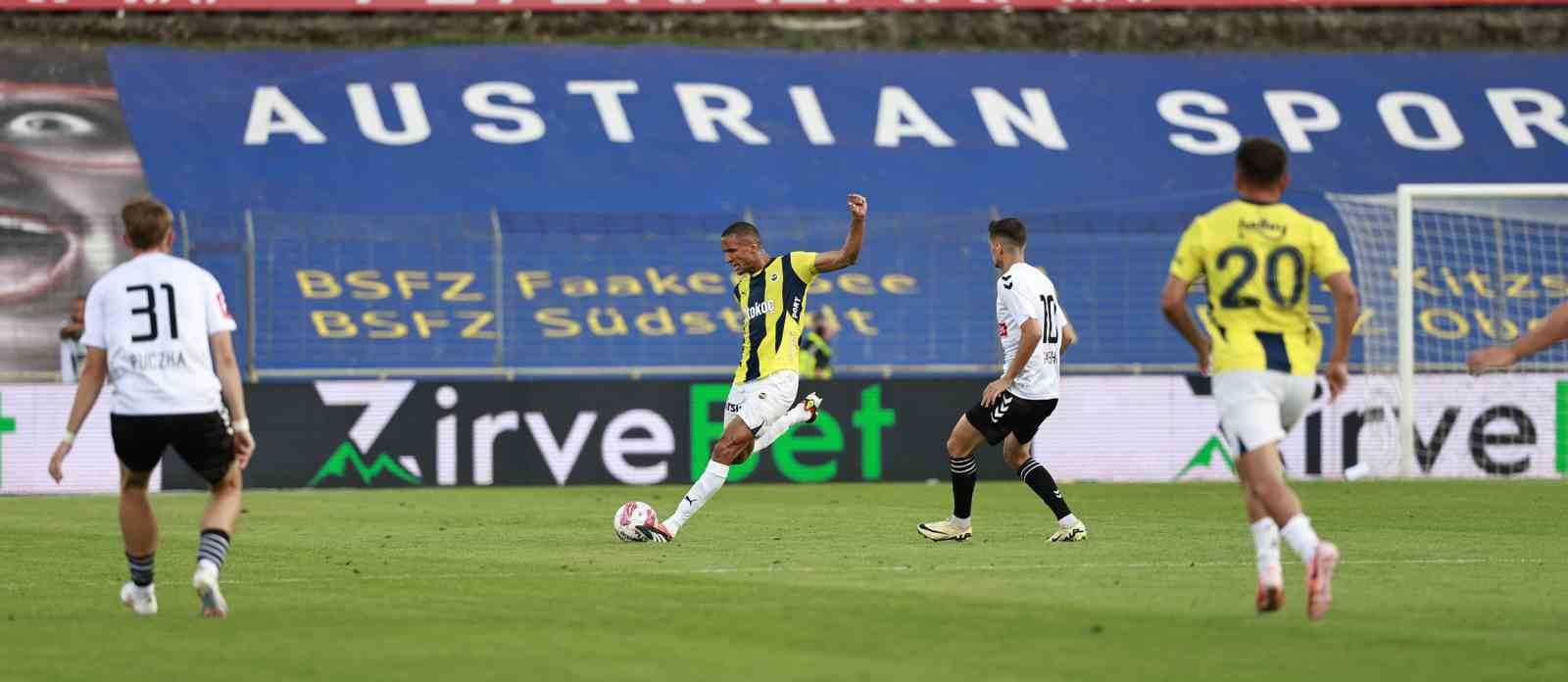 Fenerbahçe, hazırlık maçında Admira Wacker ile 1-1 berabere kaldı
