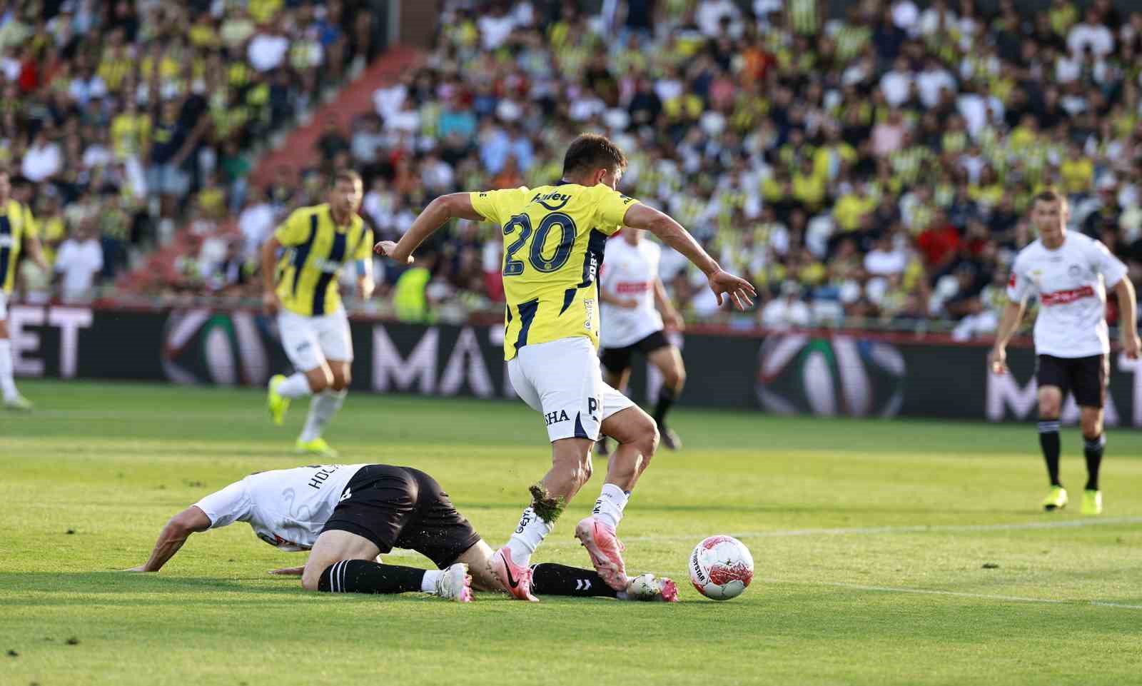 Fenerbahçe, hazırlık maçında Admira Wacker ile 1-1 berabere kaldı
