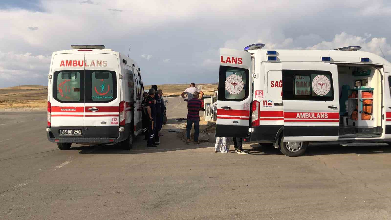 Elazığ’da trafik kazası: 4 yaralı
