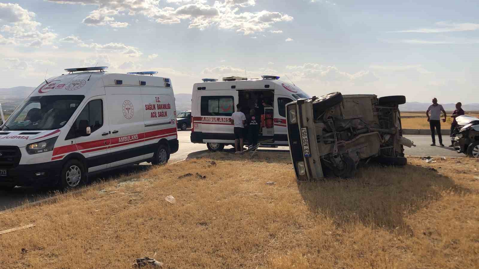 Elazığ’da trafik kazası: 4 yaralı
