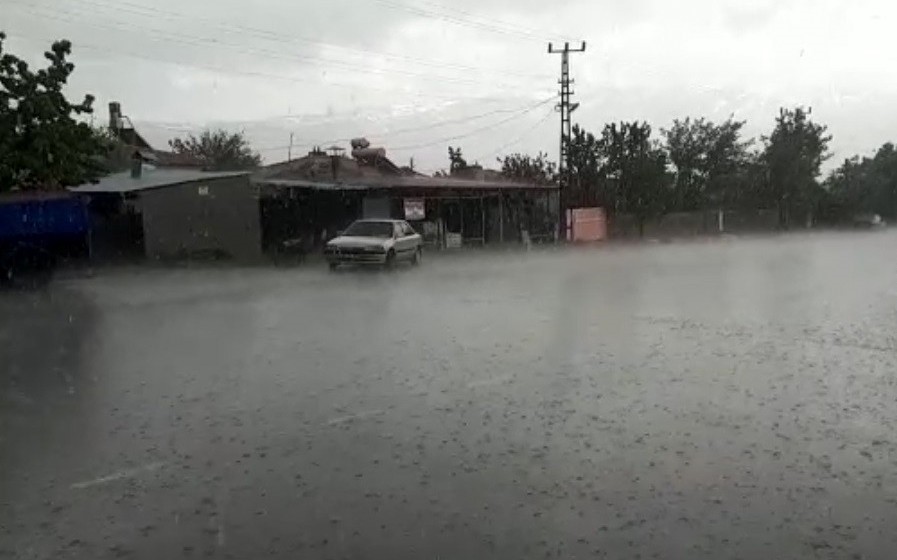 Erzincan’da dolu yağışı sebze ve meyveyi vurdu
