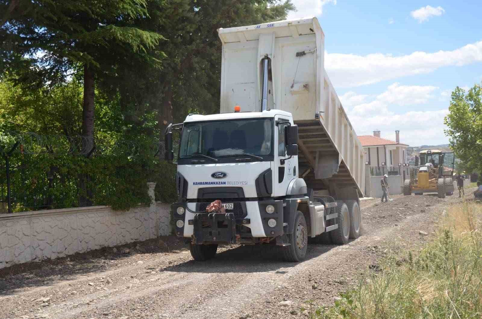 Kahramankazan’da altyapı çalışması seferberliği
