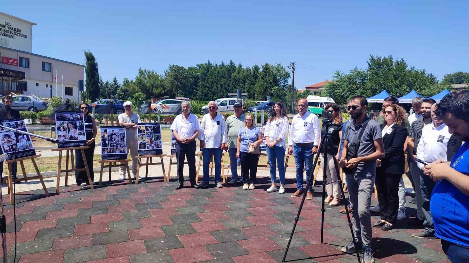 8 Temmuz tren kazasında hayatını kaybedenler Uzunköprü’de anıldı
