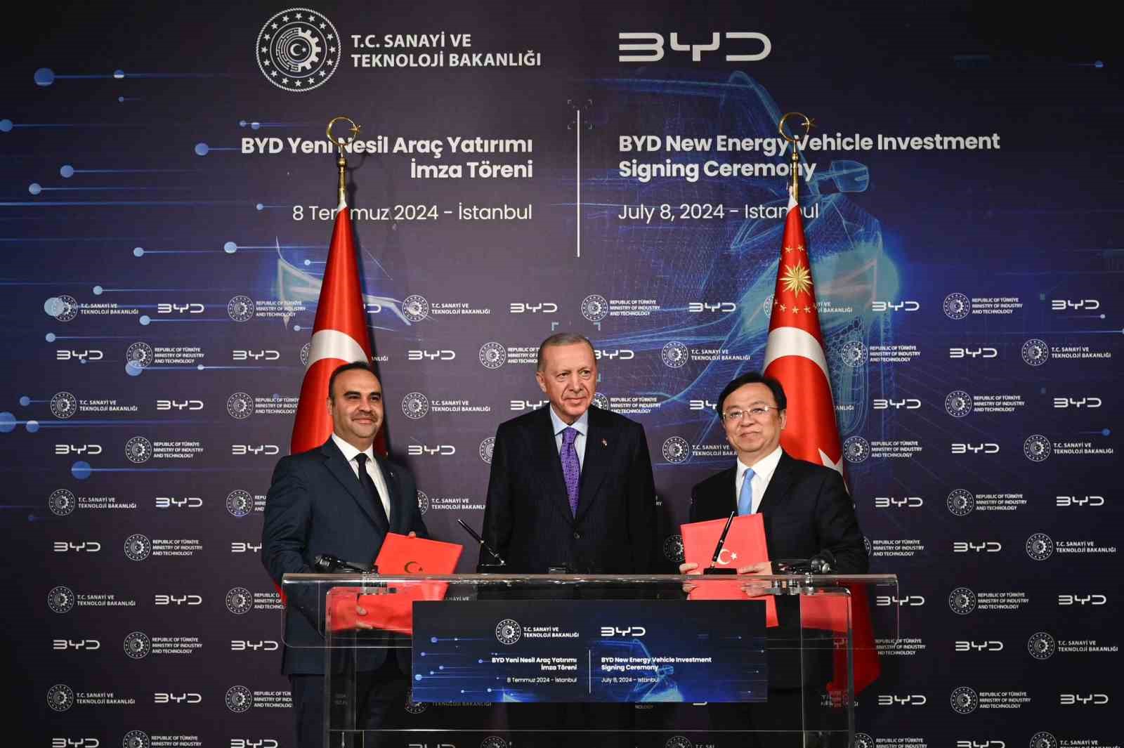 Dünya devi BYD’den Türkiye’ye yatırım kararı
