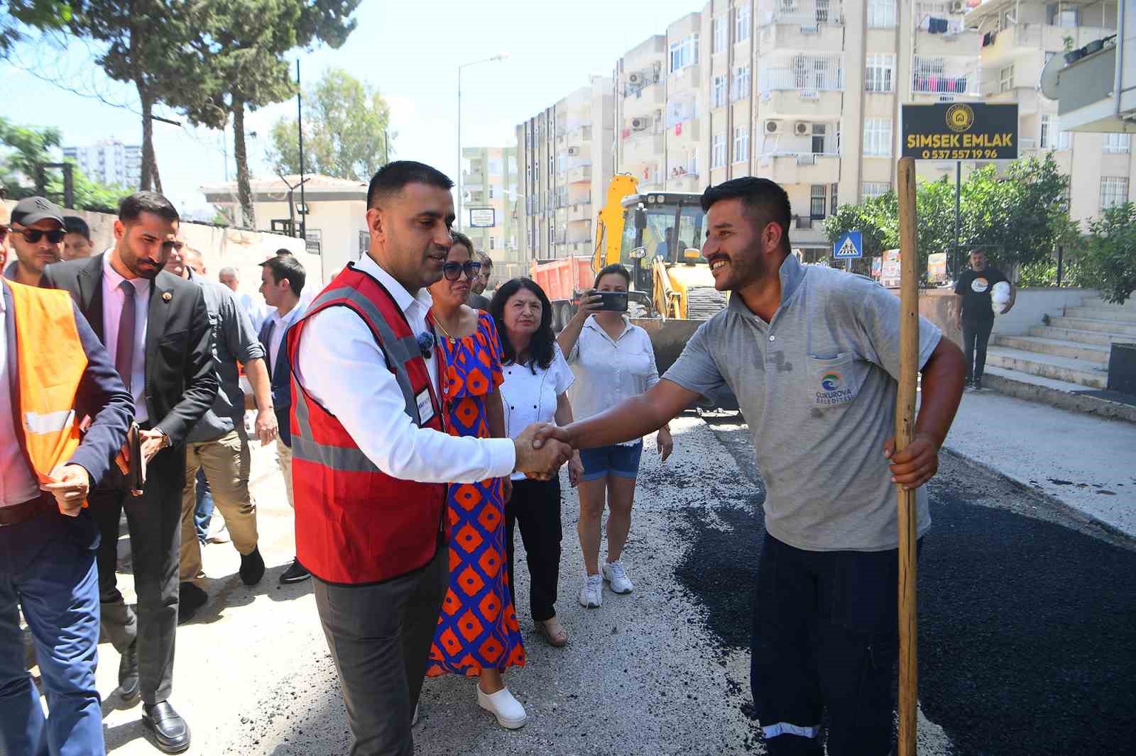 Başkan Kozay, sahaya indi ekiplerin çalışmalarını inceledi
