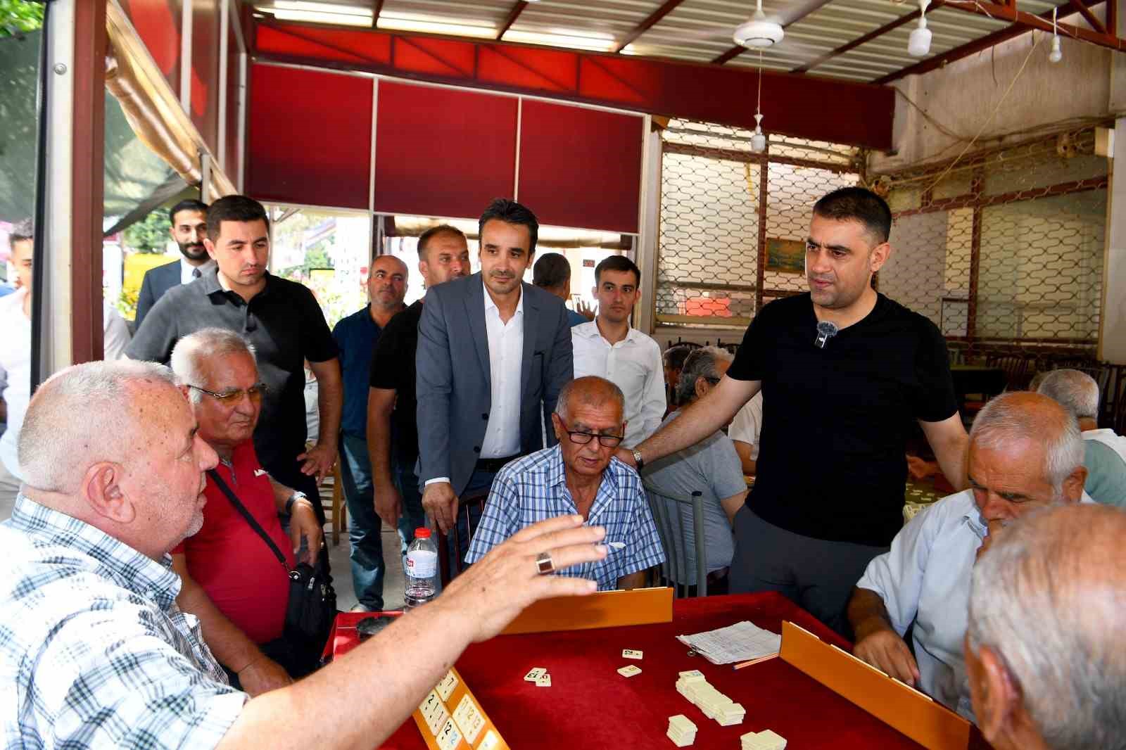 Başkan Kozay, sahaya indi ekiplerin çalışmalarını inceledi
