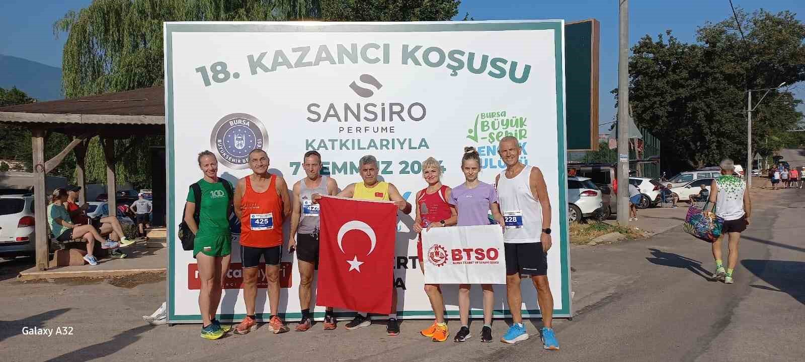 Kazancı’da ’dostluk’ için koştular
