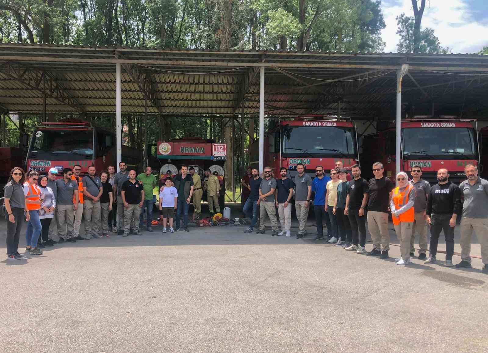 SUBÜ Arama ve Kurtarma Ekibi yangınla mücadele eğitim aldı
