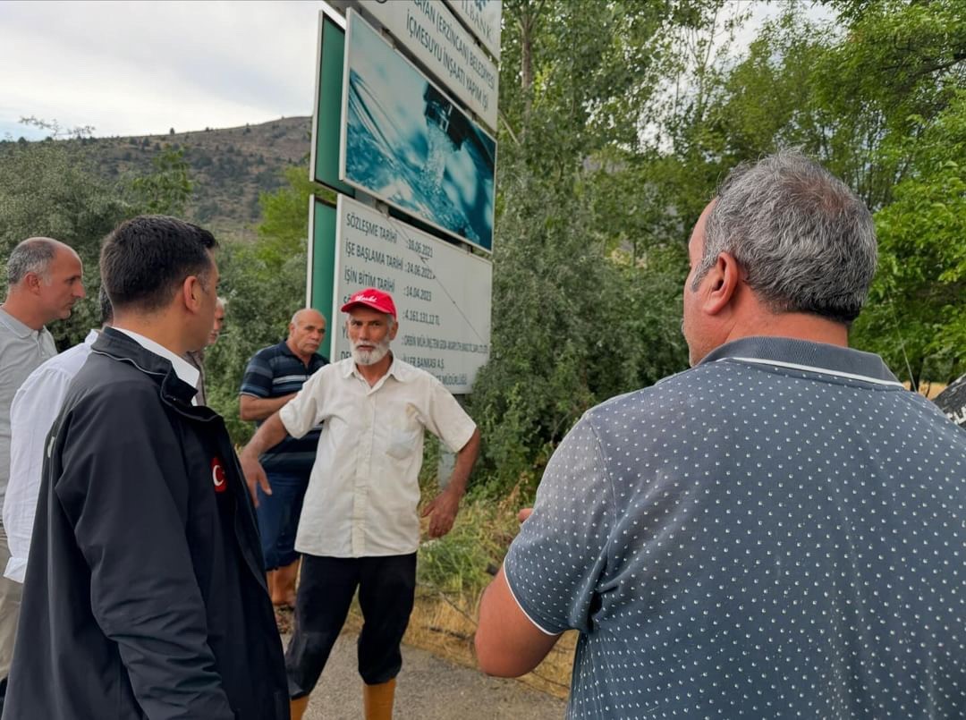 Erzincan’da sağanak yağış etkili oldu
