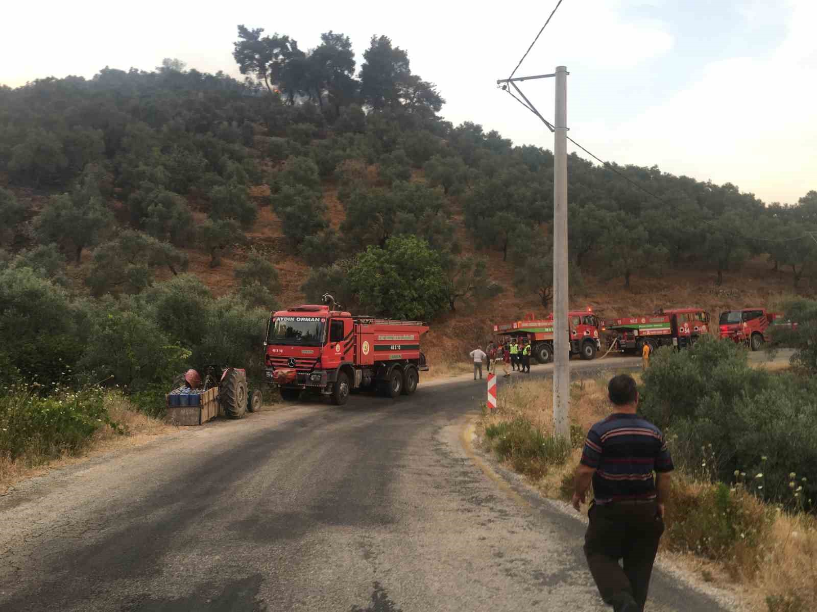 Germencik’teki yangın kontrol altına alındı
