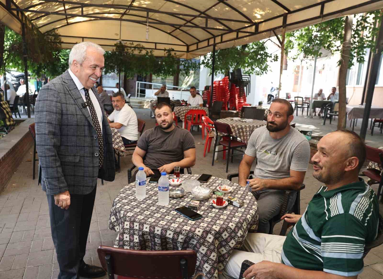 Başkan Şadi Özdemir Demirci’de mahalle halkını dinledi
