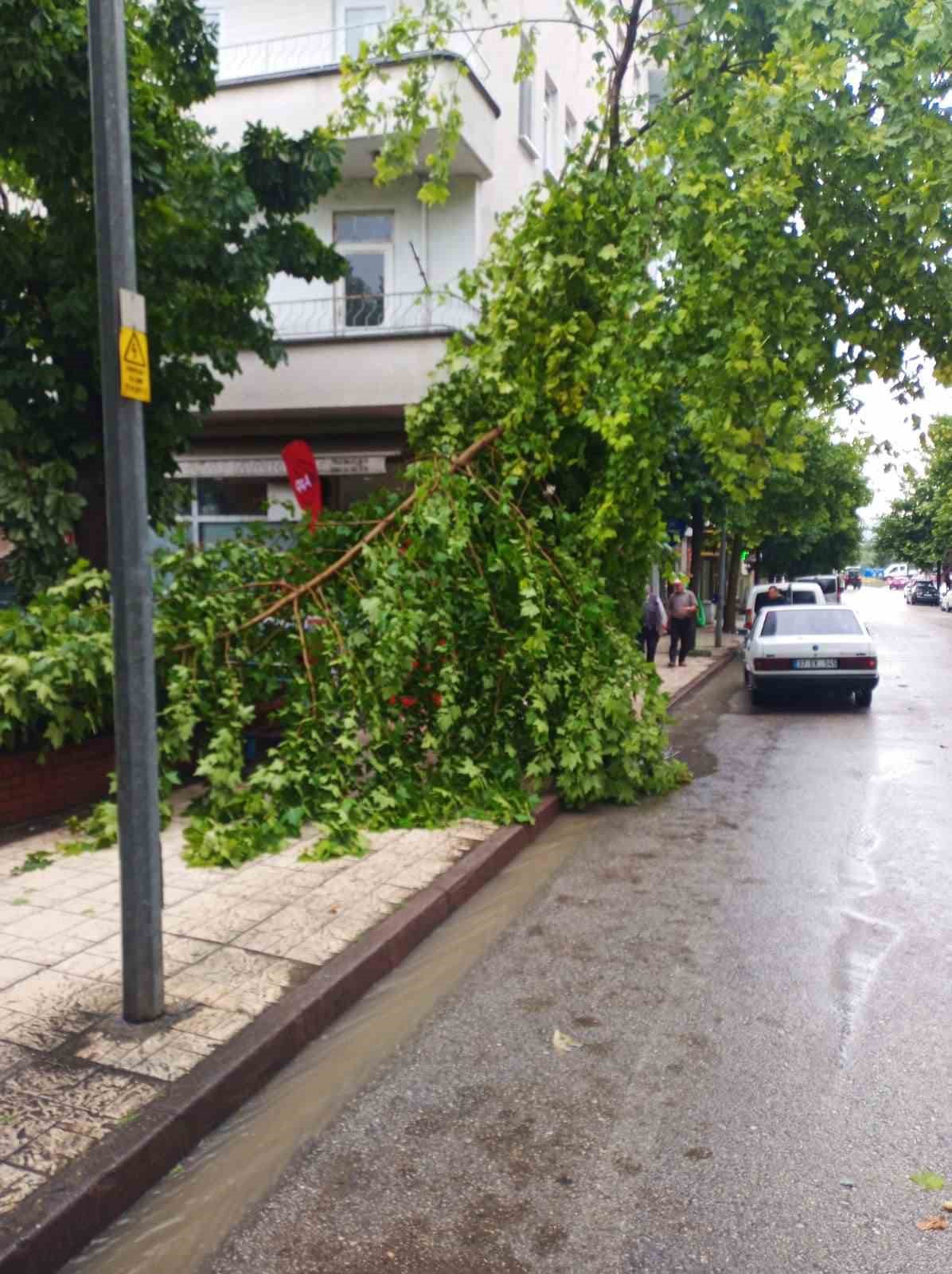 Kastamonu’da kuvvetli sağanak hayatı olumsuz etkiledi
