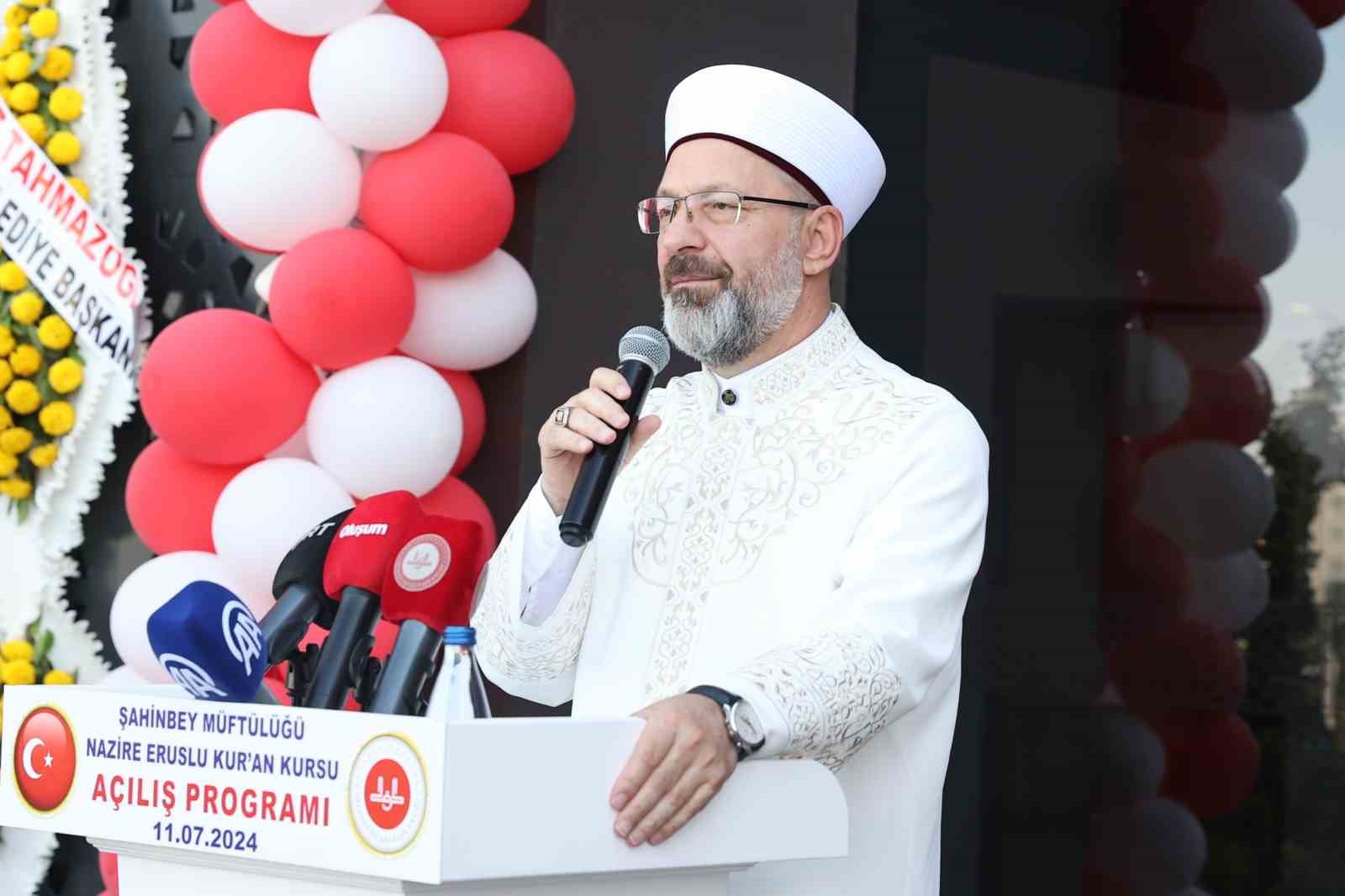 Diyanet İşleri Başkanı Erbaş: 