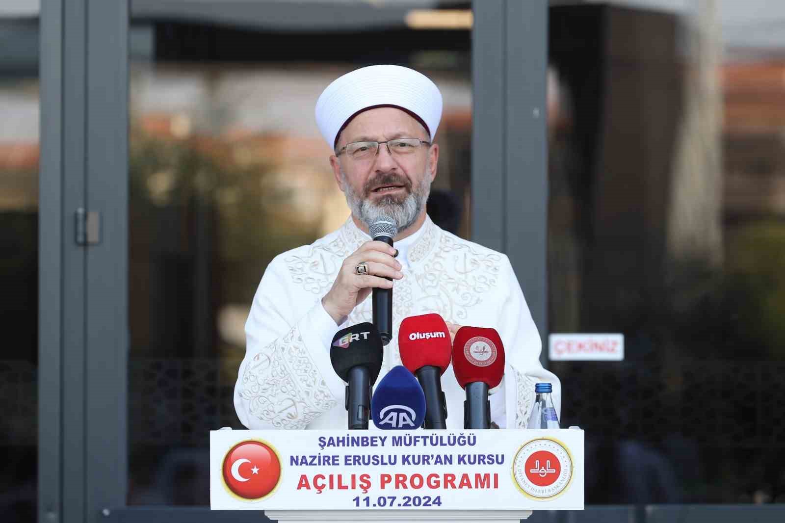 Diyanet İşleri Başkanı Erbaş: 