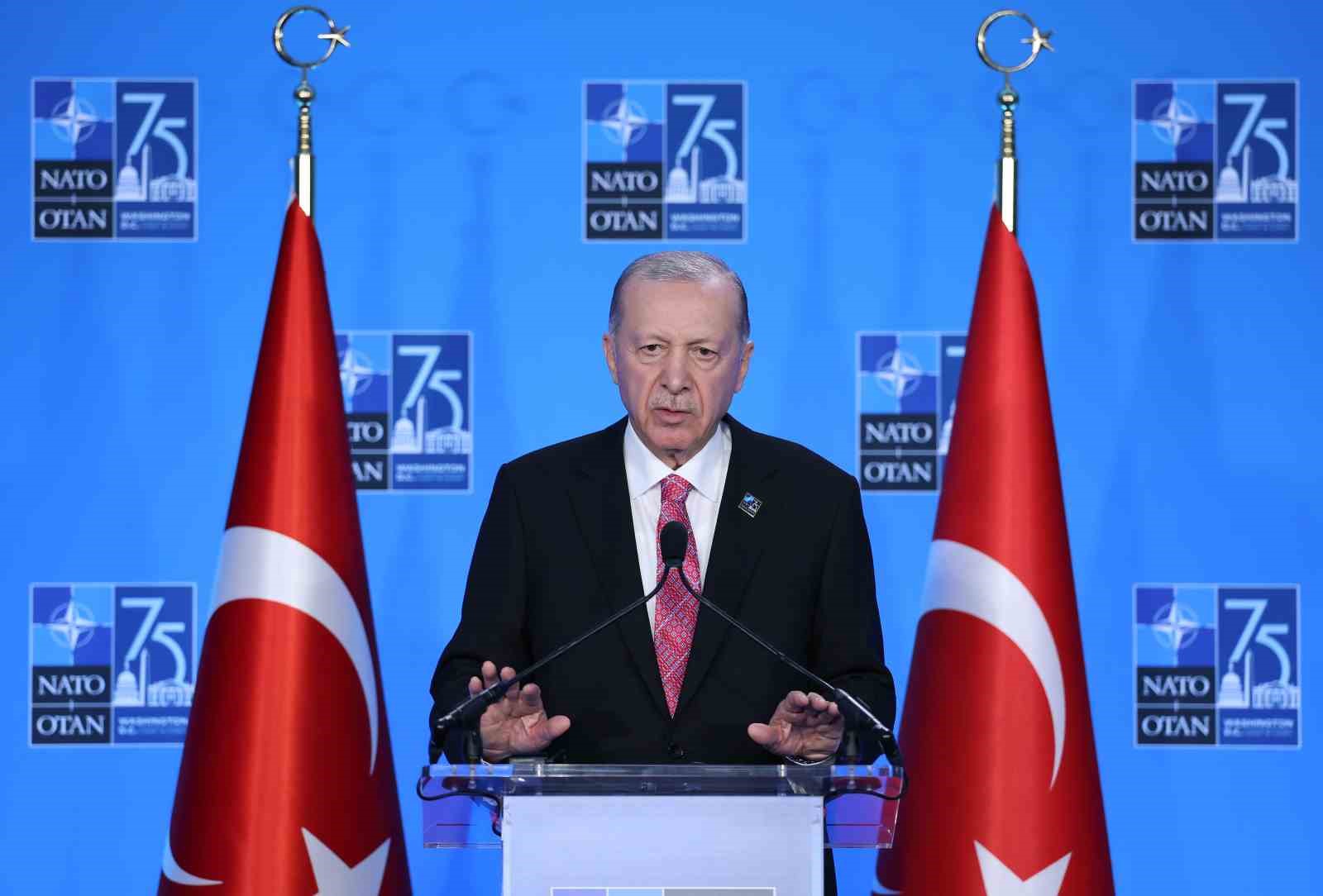 Cumhurbaşkanı Erdoğan: “İsrail yönetiminin, NATO ile ortaklık ilişkisini sürdürmesi mümkün değildir”
