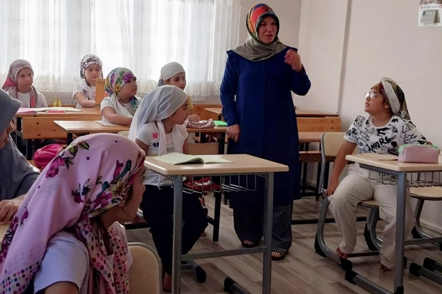 Çine’de Yaz Kur’an Kursu öğrencilerine farkındalık seminerleri veriliyor
