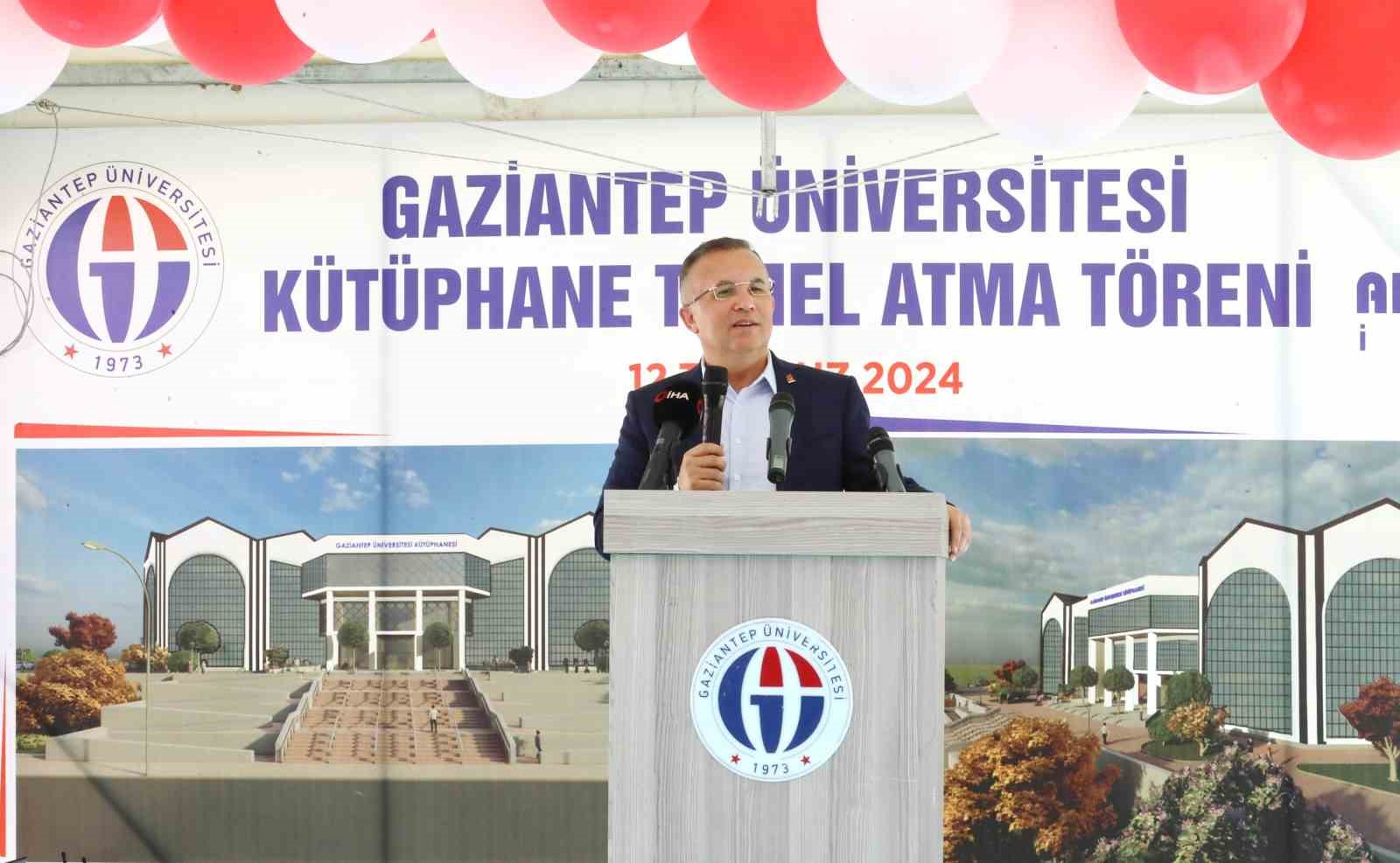 Gaziantep Üniversitesinde yeni kütüphane binasının temeli atıldı
