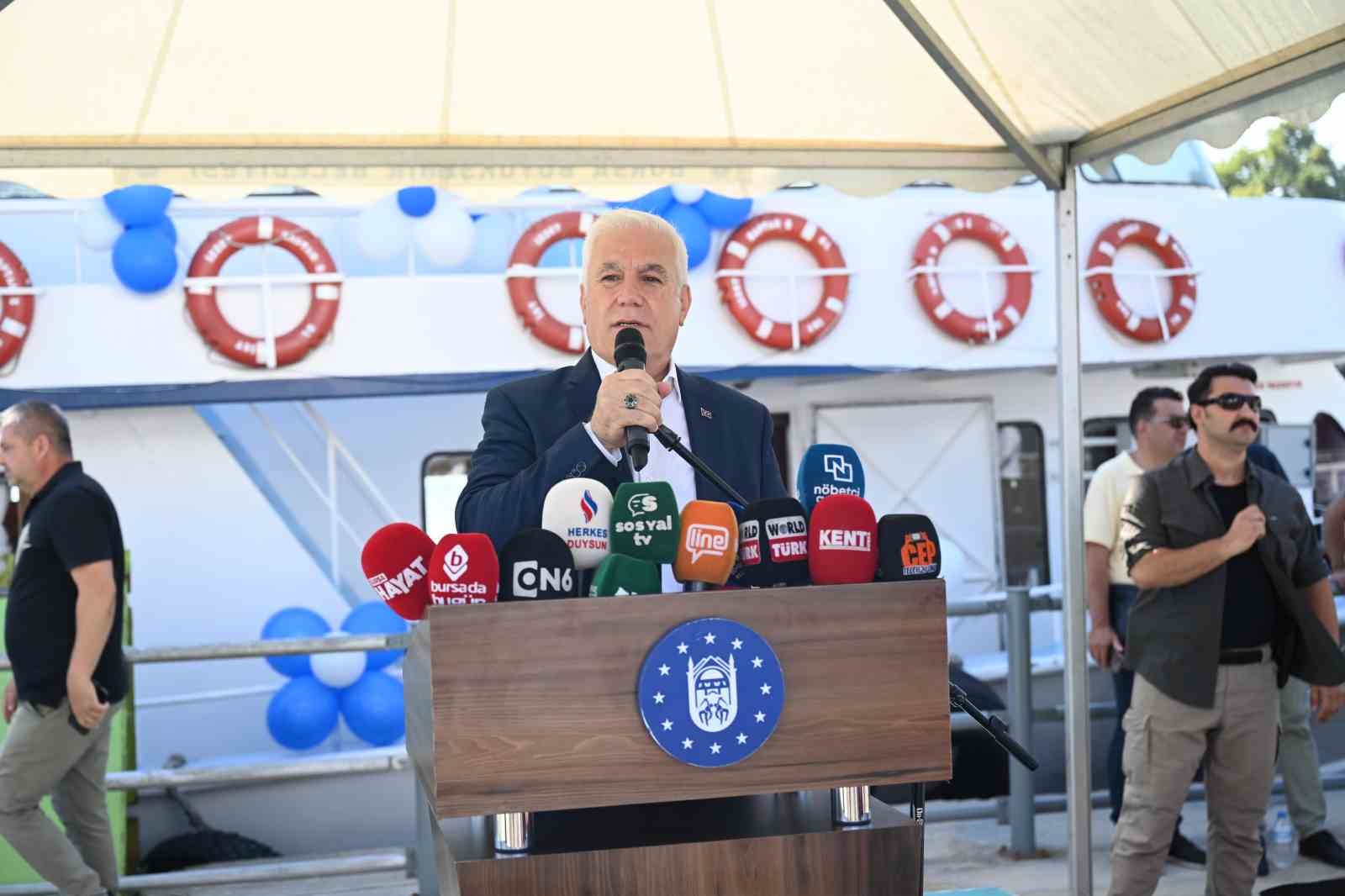 Bursa’da artık denizden de ulaşım var
