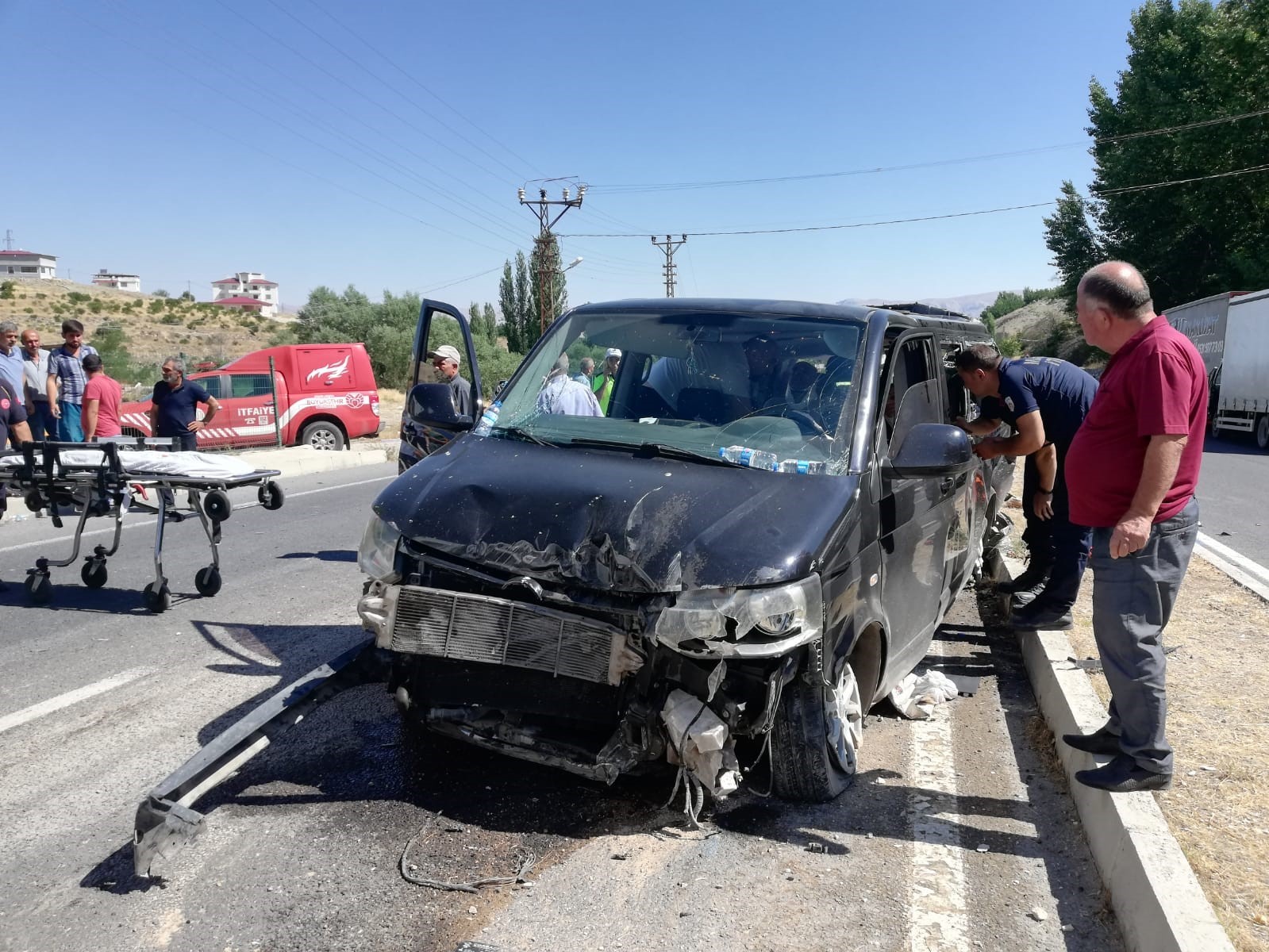 Malatya Büyükşehir Belediyesi’nin kamyonu dehşet saçtı
