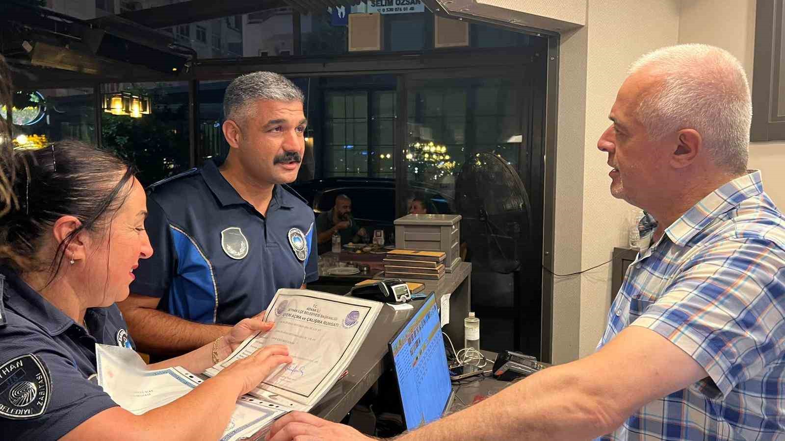 Adana’da eğlence mekanları tek tek denetlendi
