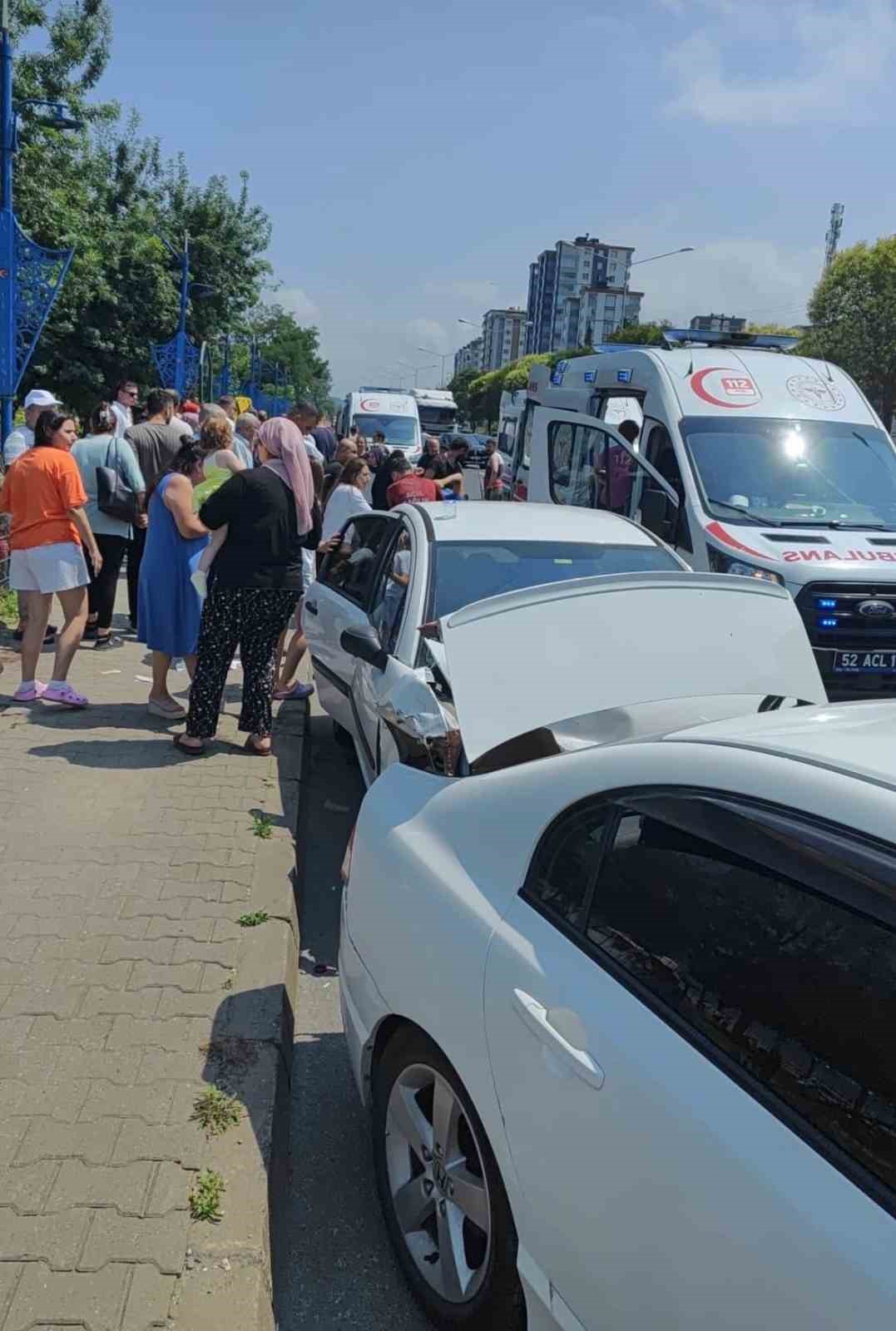 Ordu’da trafik kazası: 7 yaralı
