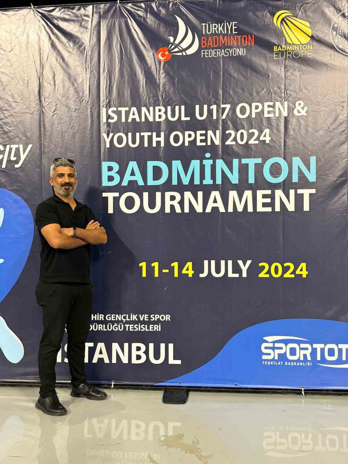 Badminton ulusal hakemi Konak’a milli görev
